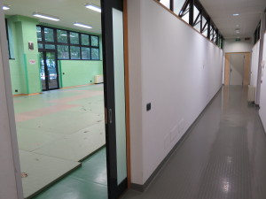 All'interno del piano inferiore si trova la palestra del Judo.